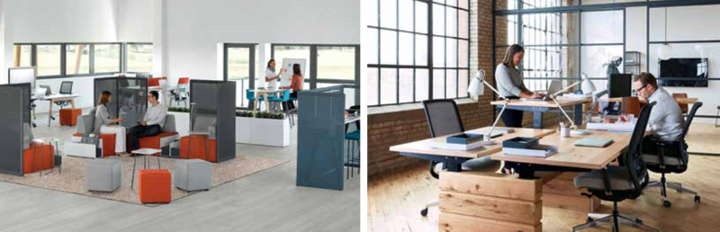 Jaunās tehnoloģijas biroja mēbelēs
