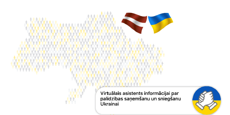 Izveidots digitālais asistents, kas sniegs aktuālo informāciju Ukrainas atbalsta jautājumos