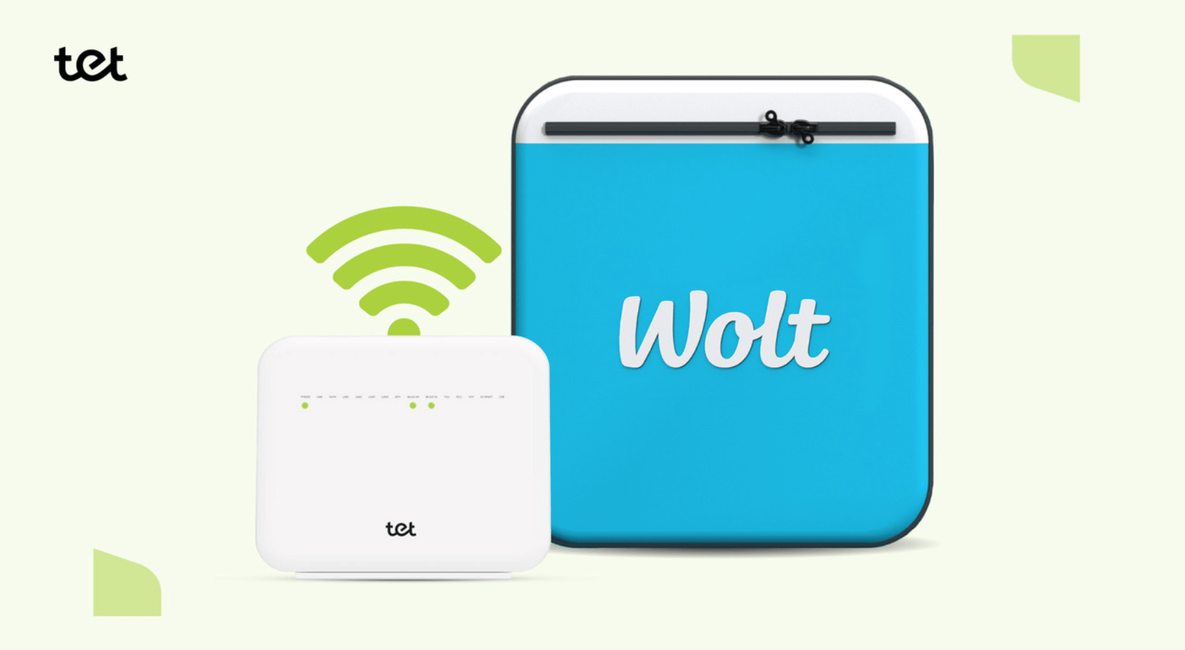 Tet interneta pakalpojumus tagad var iegādāties Wolt platformā